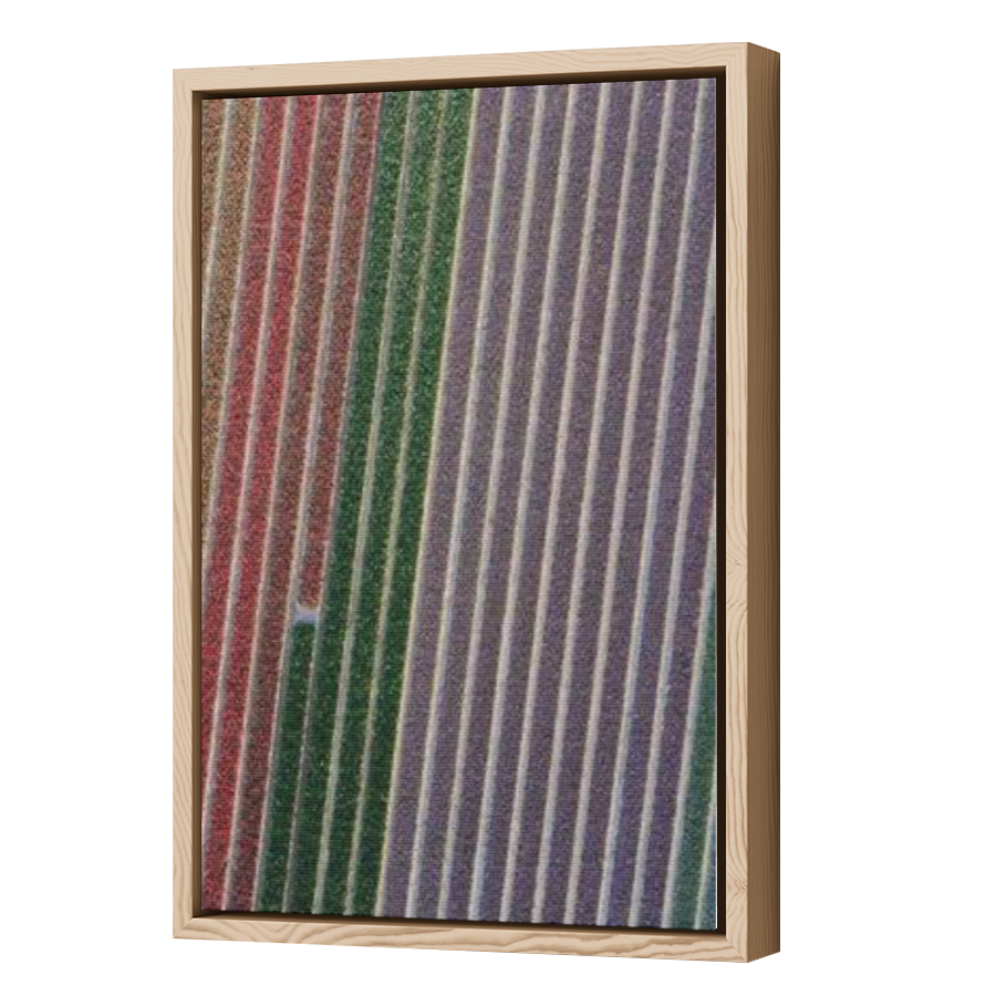 Thumbnail for Canvas - Wood Grain Floating Frame