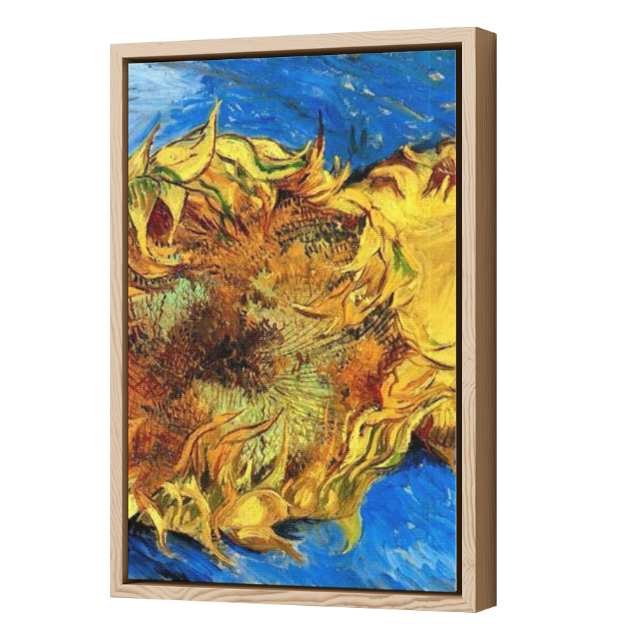 Thumbnail for Canvas - Wood Grain Floating Frame
