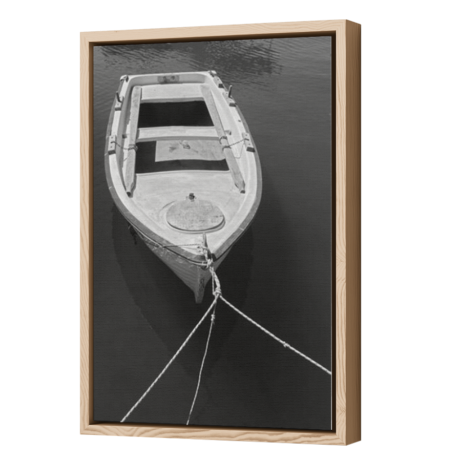 Thumbnail for Canvas - Wood Grain Floating Frame