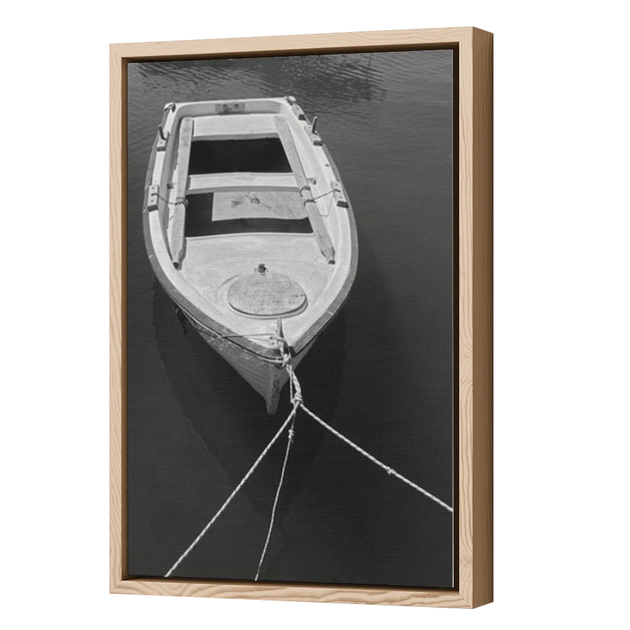 Thumbnail for Canvas - Wood Grain Floating Frame