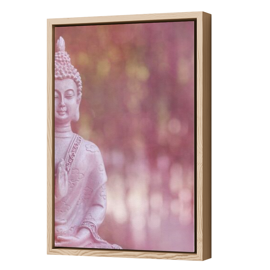 Thumbnail for Canvas - Wood Grain Floating Frame