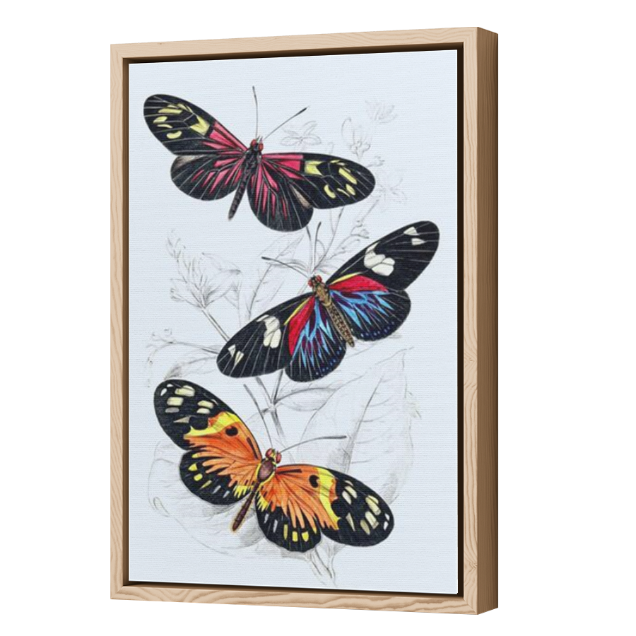 Thumbnail for Canvas - Wood Grain Floating Frame