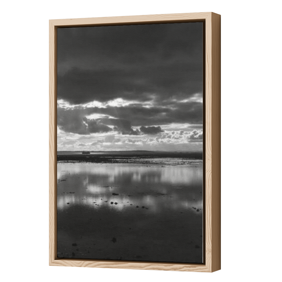 Thumbnail for Canvas - Wood Grain Floating Frame