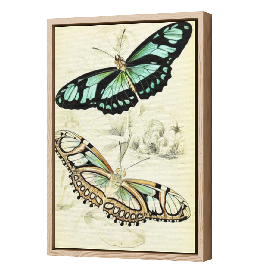 Thumbnail for Canvas - Wood Grain Floating Frame