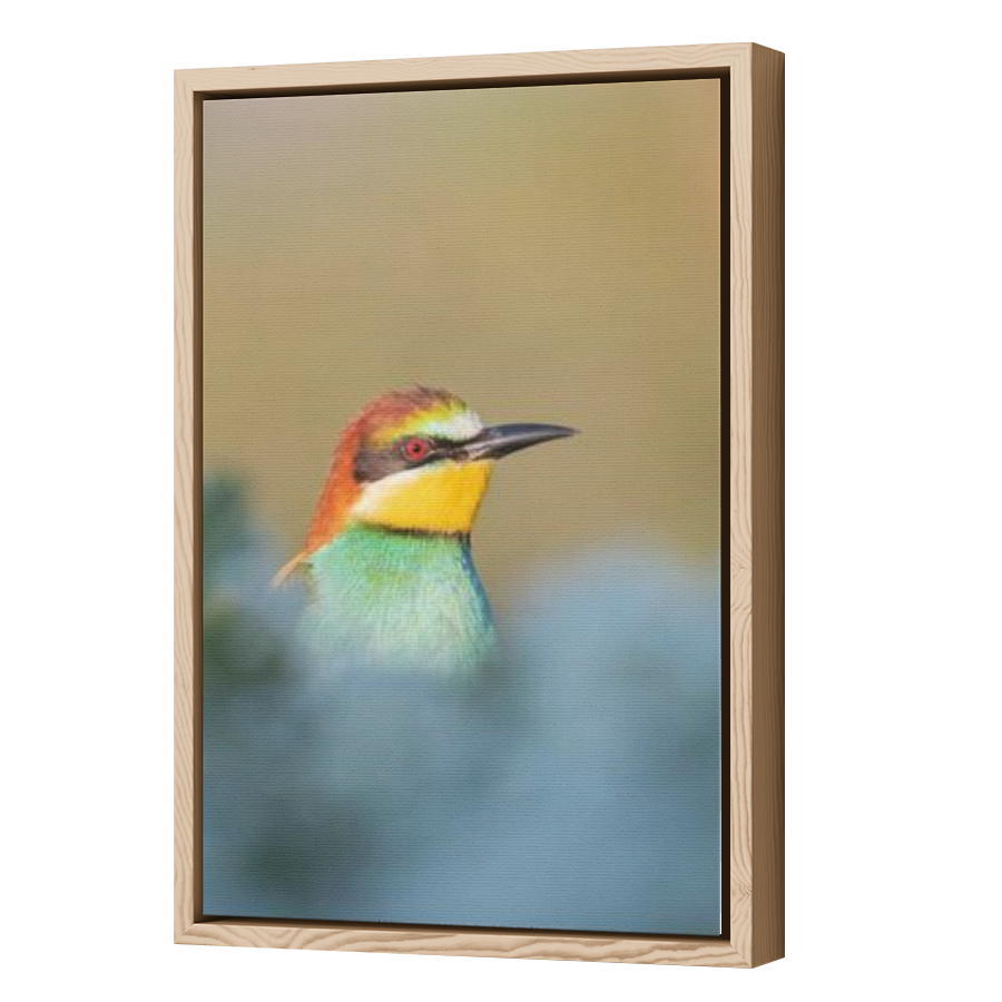 Thumbnail for Canvas - Wood Grain Floating Frame