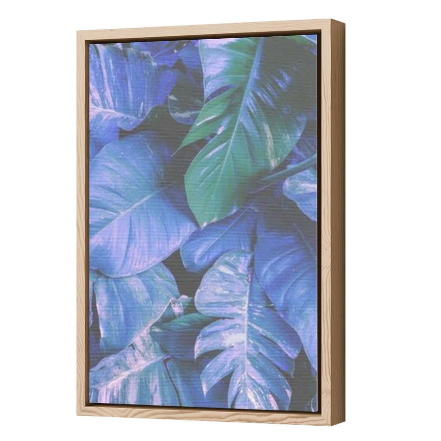 Thumbnail for Canvas - Wood Grain Floating Frame