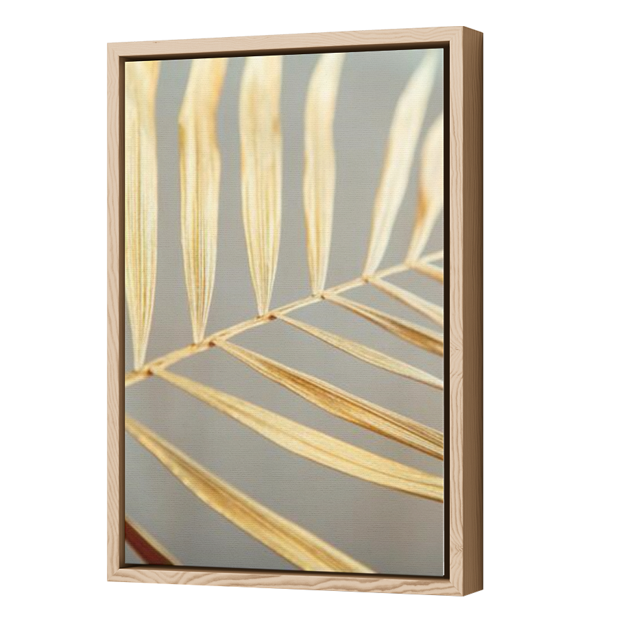 Thumbnail for Canvas - Wood Grain Floating Frame