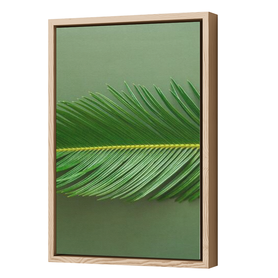 Thumbnail for Canvas - Wood Grain Floating Frame