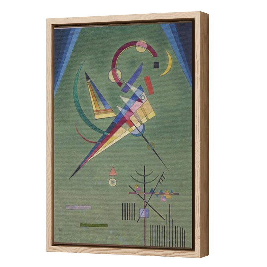 Thumbnail for Canvas - Wood Grain Floating Frame