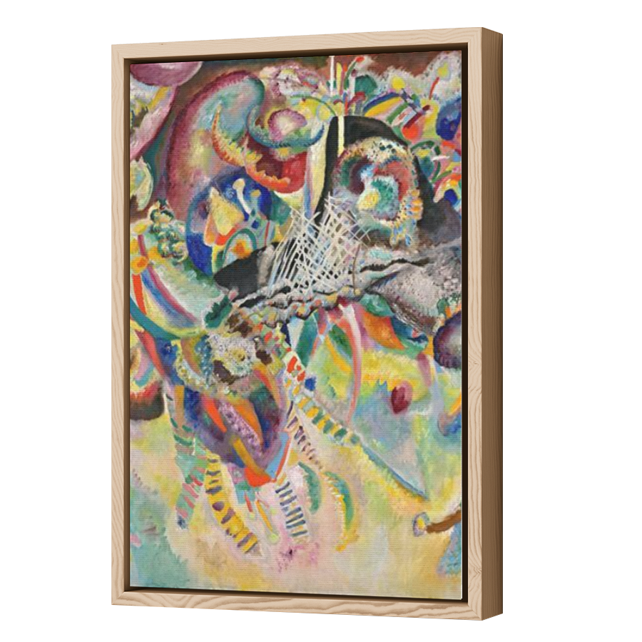 Thumbnail for Canvas - Wood Grain Floating Frame