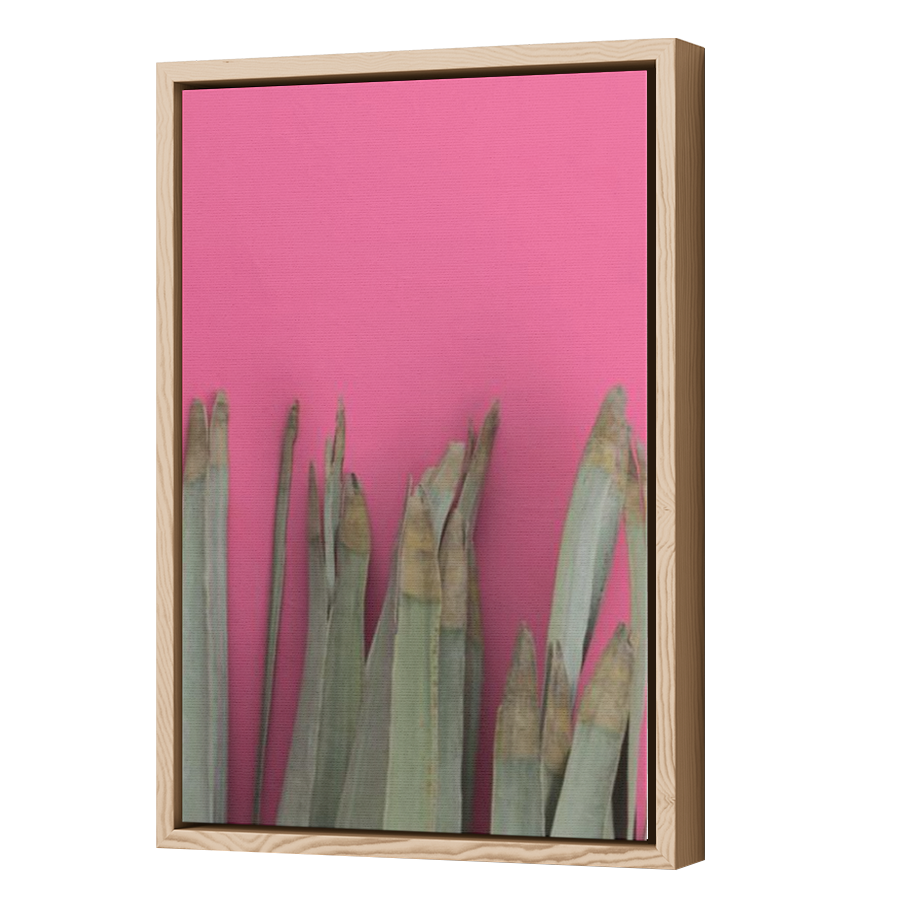 Thumbnail for Canvas - Wood Grain Floating Frame
