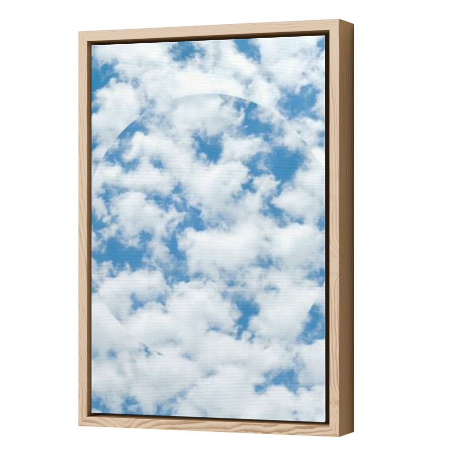 Thumbnail for Canvas - Wood Grain Floating Frame