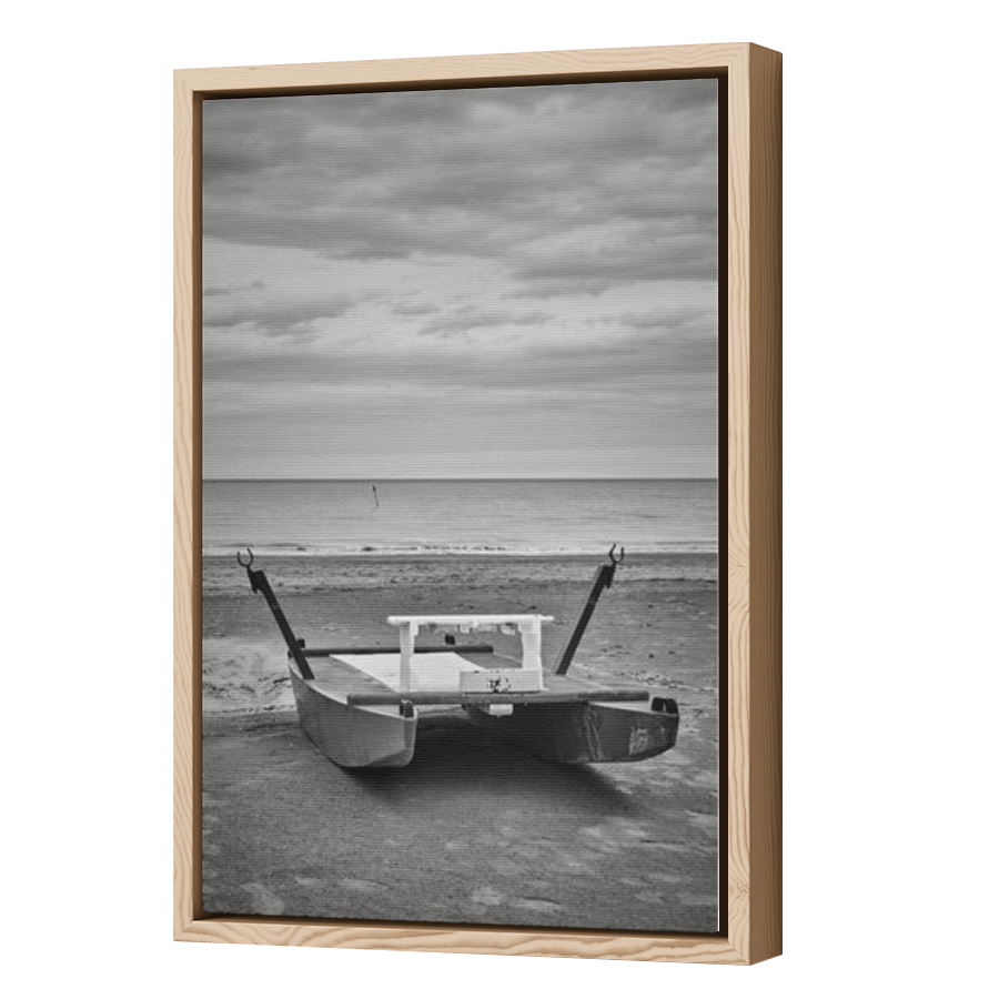 Thumbnail for Canvas - Wood Grain Floating Frame