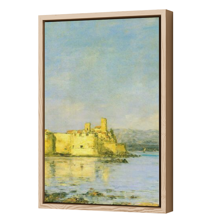 Thumbnail for Canvas - Wood Grain Floating Frame