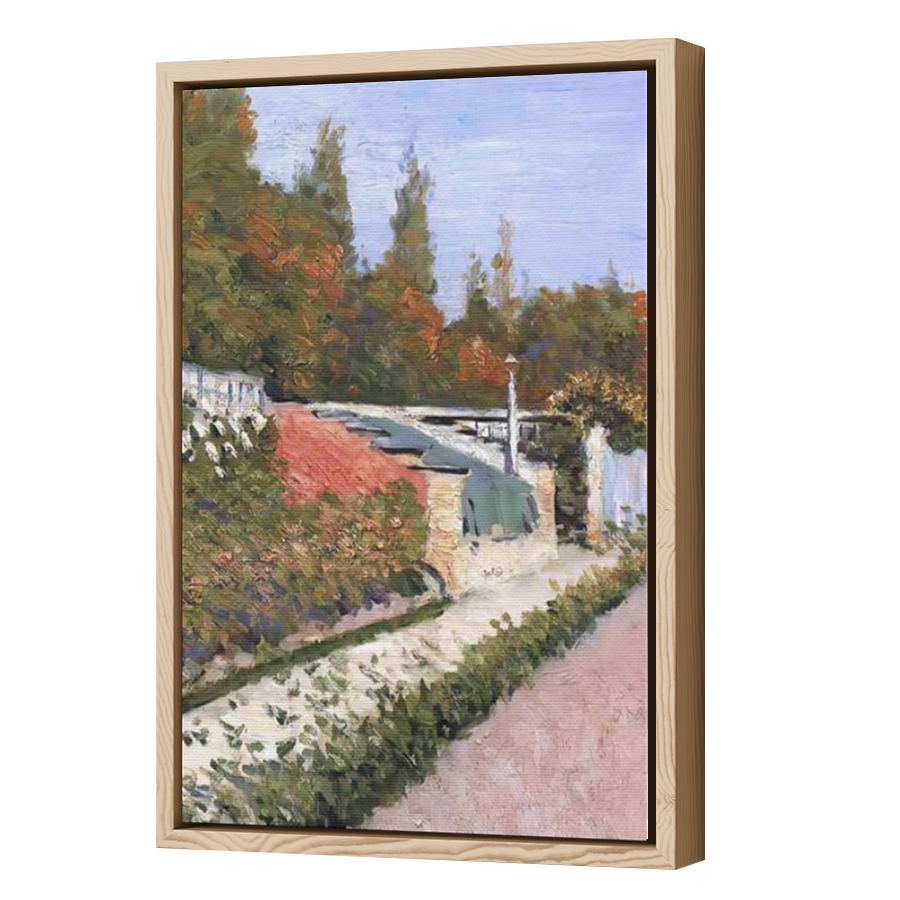 Thumbnail for Canvas - Wood Grain Floating Frame
