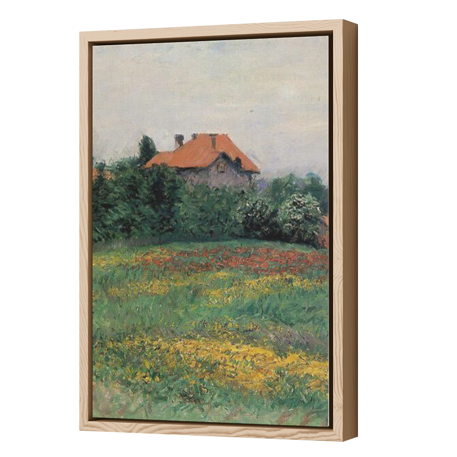 Thumbnail for Canvas - Wood Grain Floating Frame