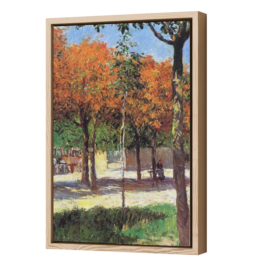 Thumbnail for Canvas - Wood Grain Floating Frame