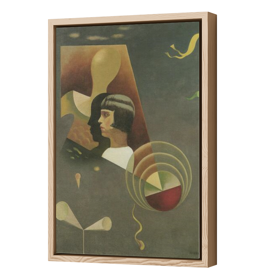 Thumbnail for Canvas - Wood Grain Floating Frame
