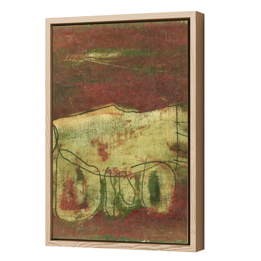 Thumbnail for Canvas - Wood Grain Floating Frame