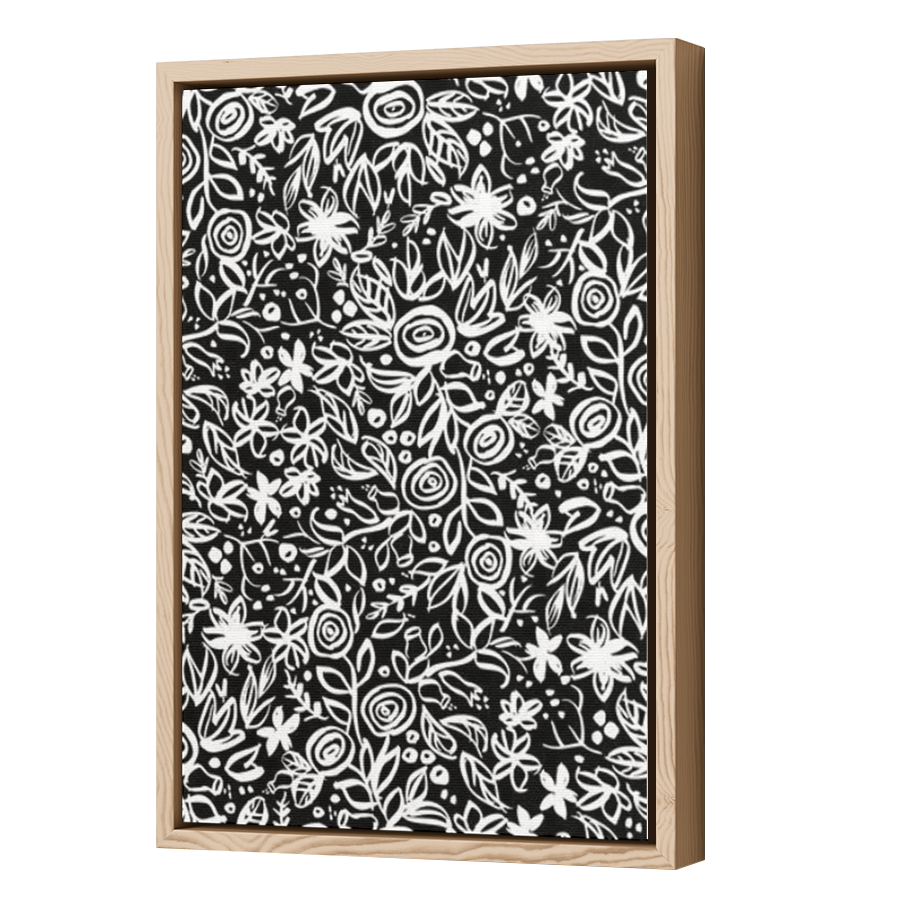 Thumbnail for Canvas - Wood Grain Floating Frame