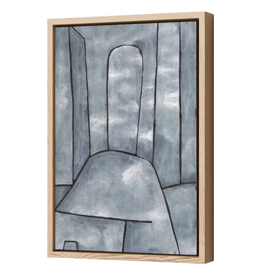 Thumbnail for Canvas - Wood Grain Floating Frame