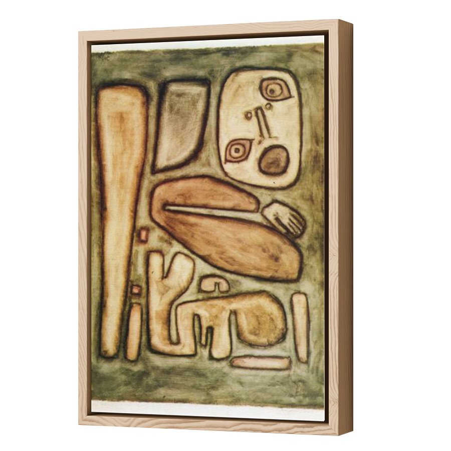 Thumbnail for Canvas - Wood Grain Floating Frame