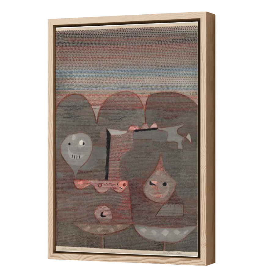 Thumbnail for Canvas - Wood Grain Floating Frame