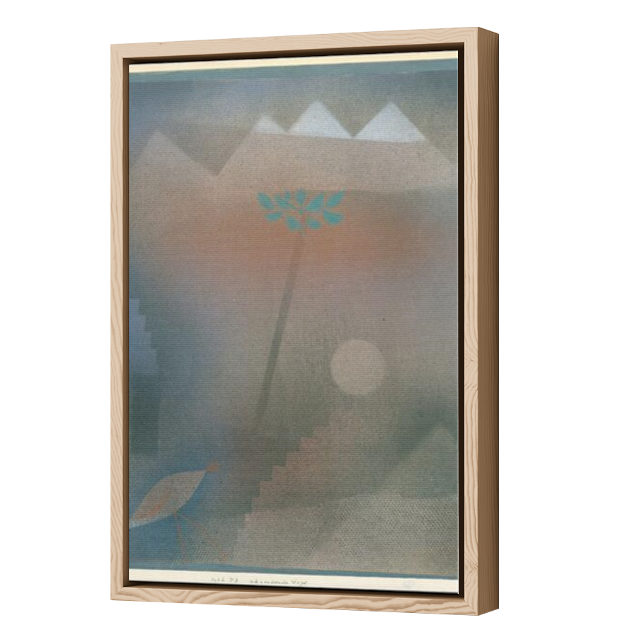 Thumbnail for Canvas - Wood Grain Floating Frame