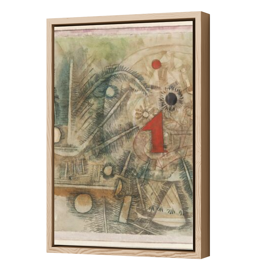 Thumbnail for Canvas - Wood Grain Floating Frame