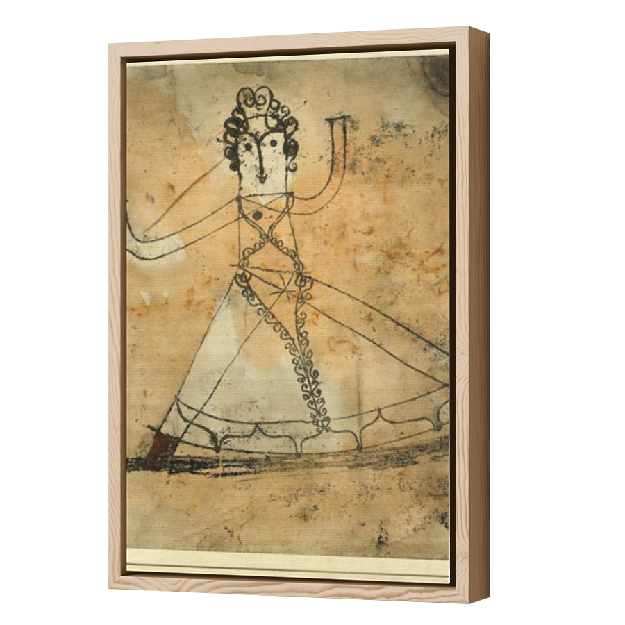 Thumbnail for Canvas - Wood Grain Floating Frame