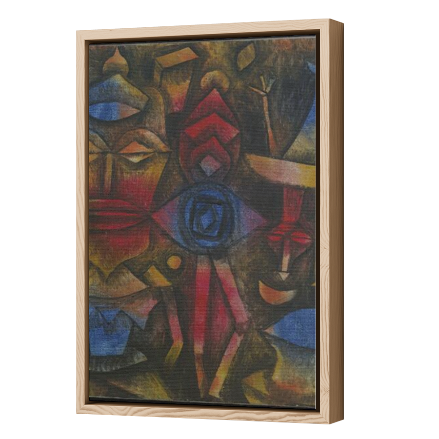 Thumbnail for Canvas - Wood Grain Floating Frame
