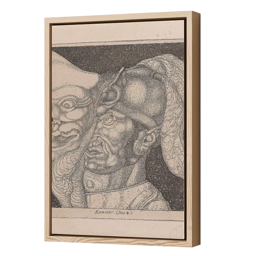 Thumbnail for Canvas - Wood Grain Floating Frame