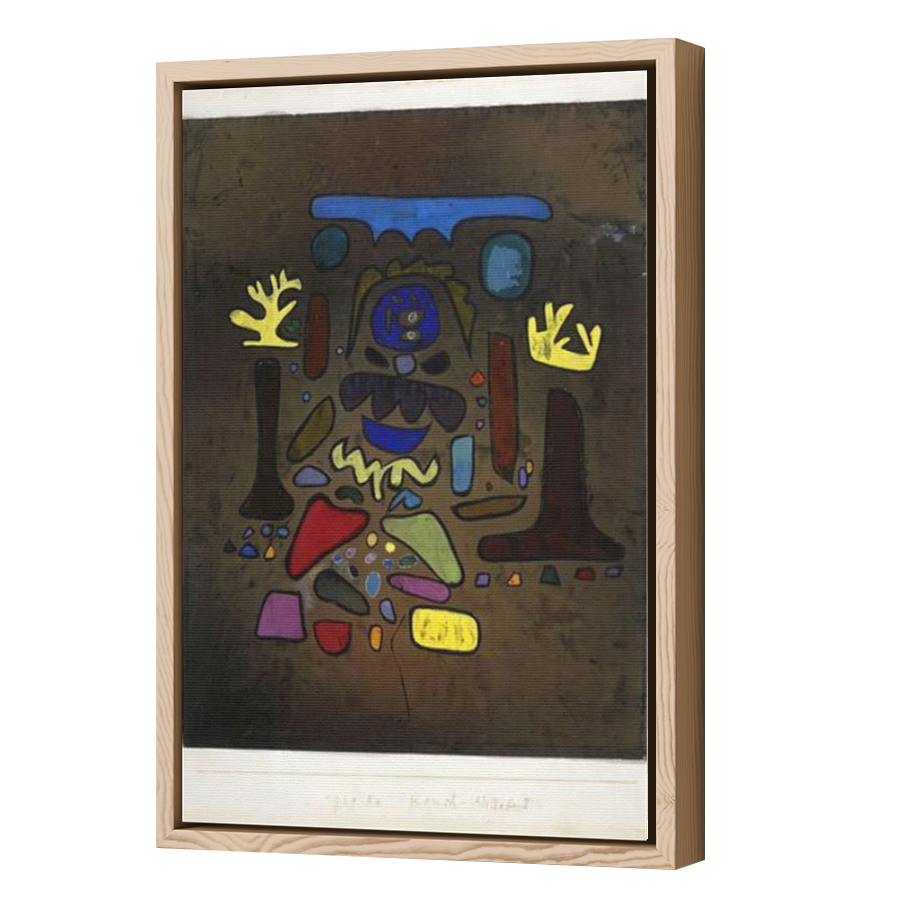 Thumbnail for Canvas - Wood Grain Floating Frame