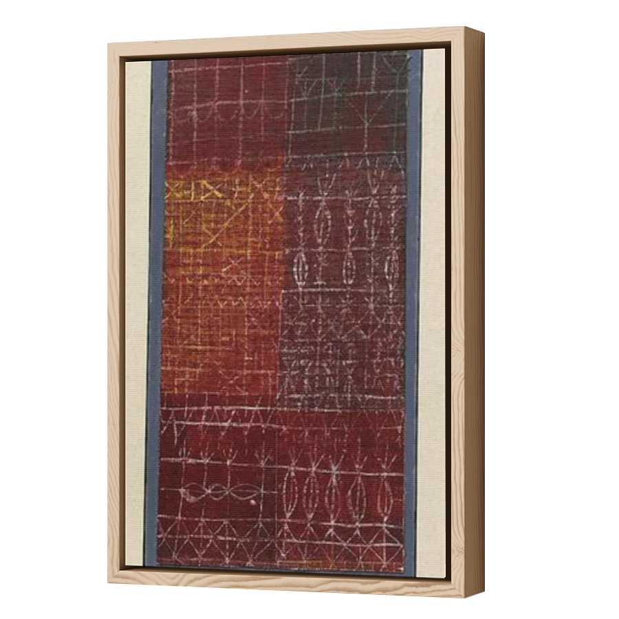 Thumbnail for Canvas - Wood Grain Floating Frame