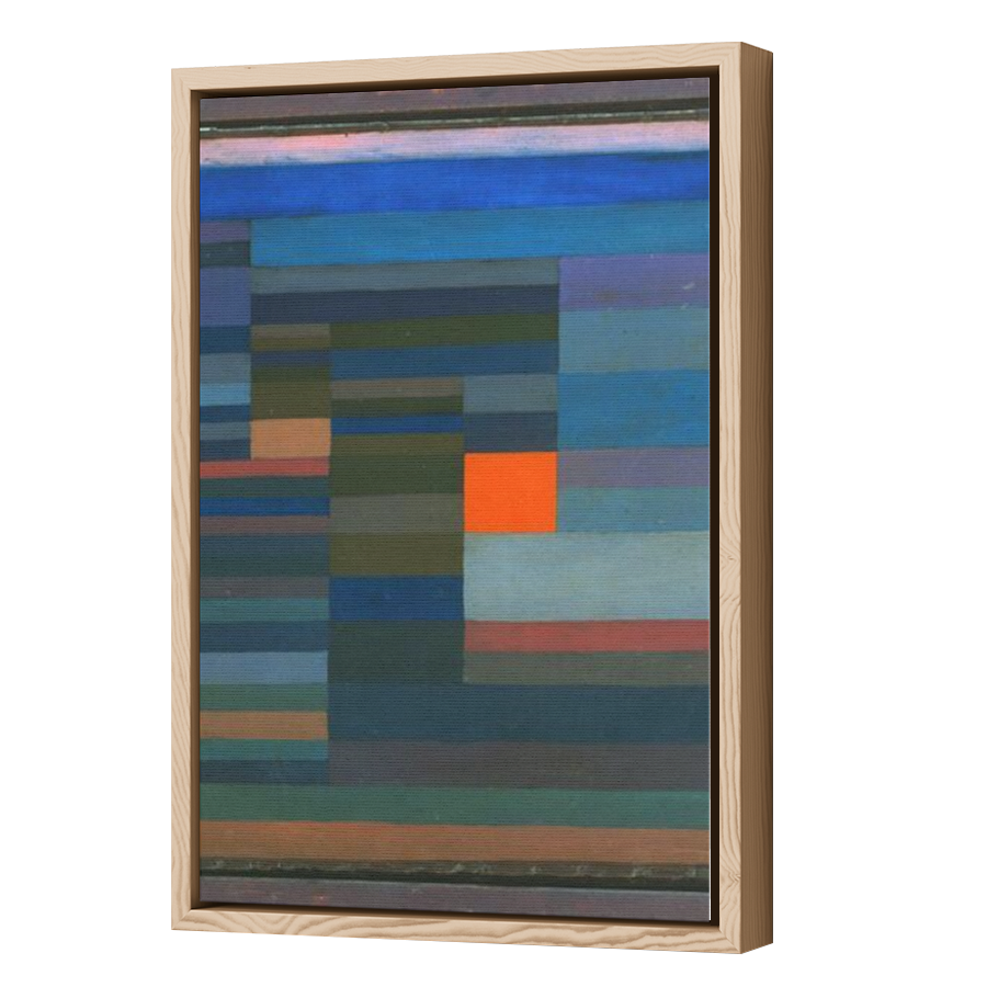 Thumbnail for Canvas - Wood Grain Floating Frame