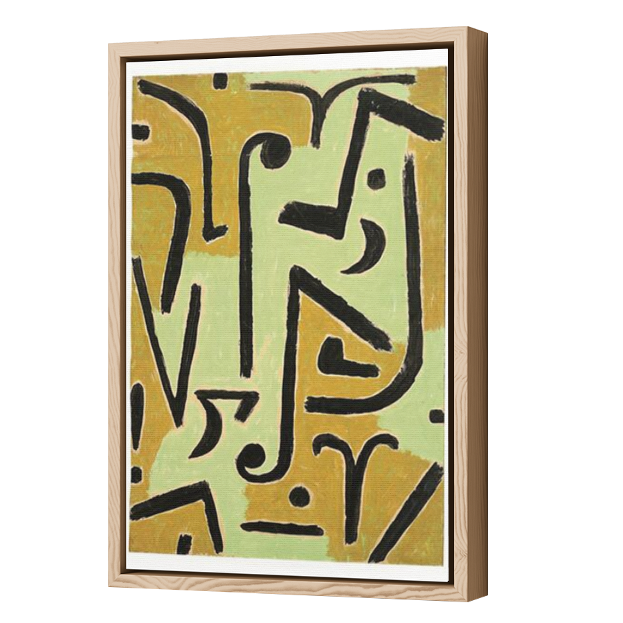 Thumbnail for Canvas - Wood Grain Floating Frame