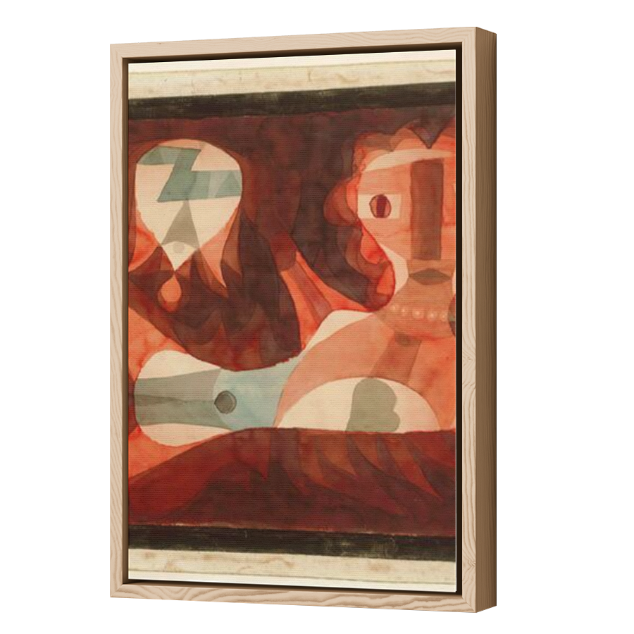 Thumbnail for Canvas - Wood Grain Floating Frame