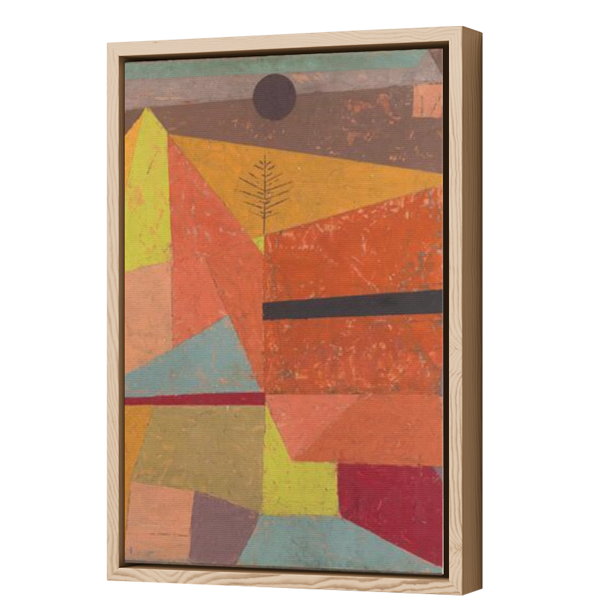 Thumbnail for Canvas - Wood Grain Floating Frame