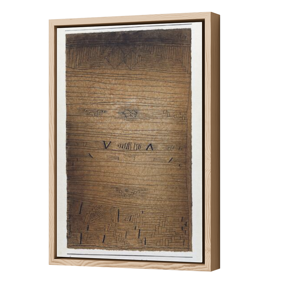 Thumbnail for Canvas - Wood Grain Floating Frame