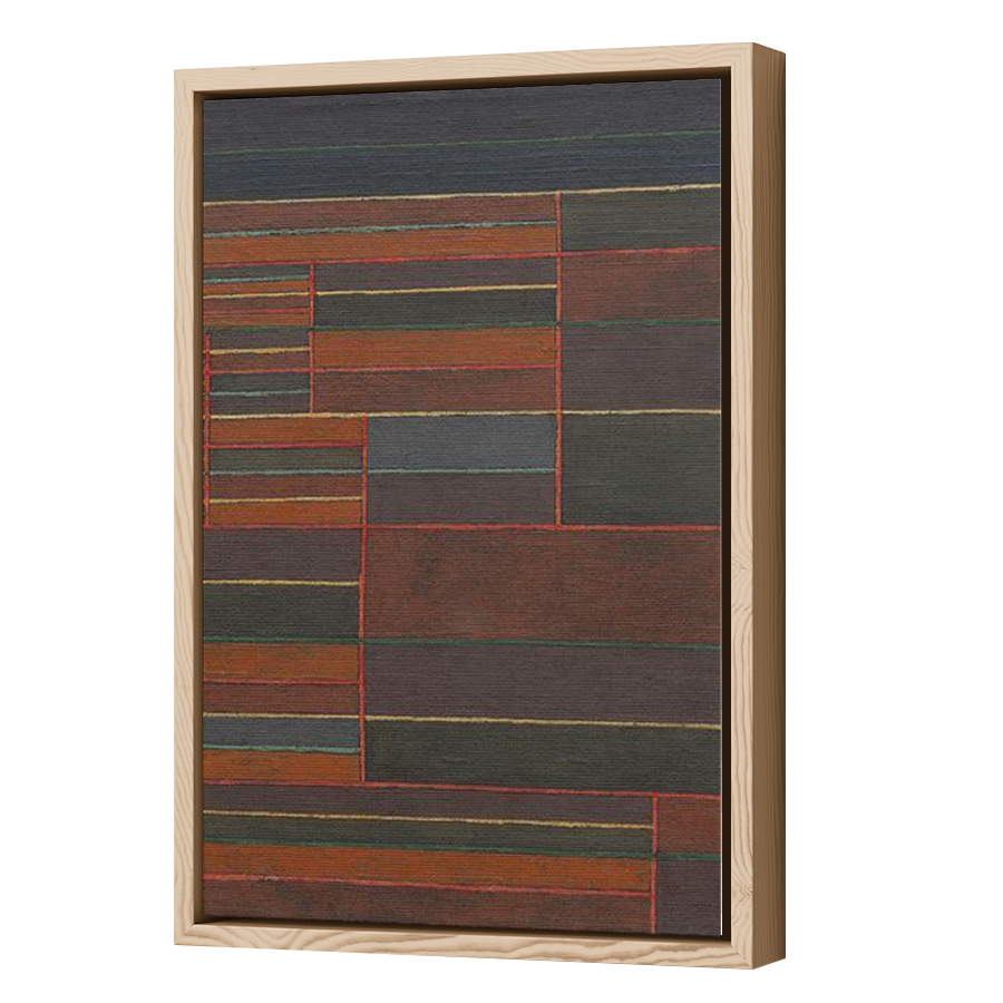 Thumbnail for Canvas - Wood Grain Floating Frame