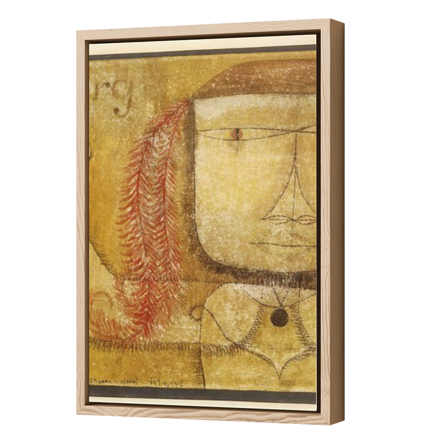 Thumbnail for Canvas - Wood Grain Floating Frame