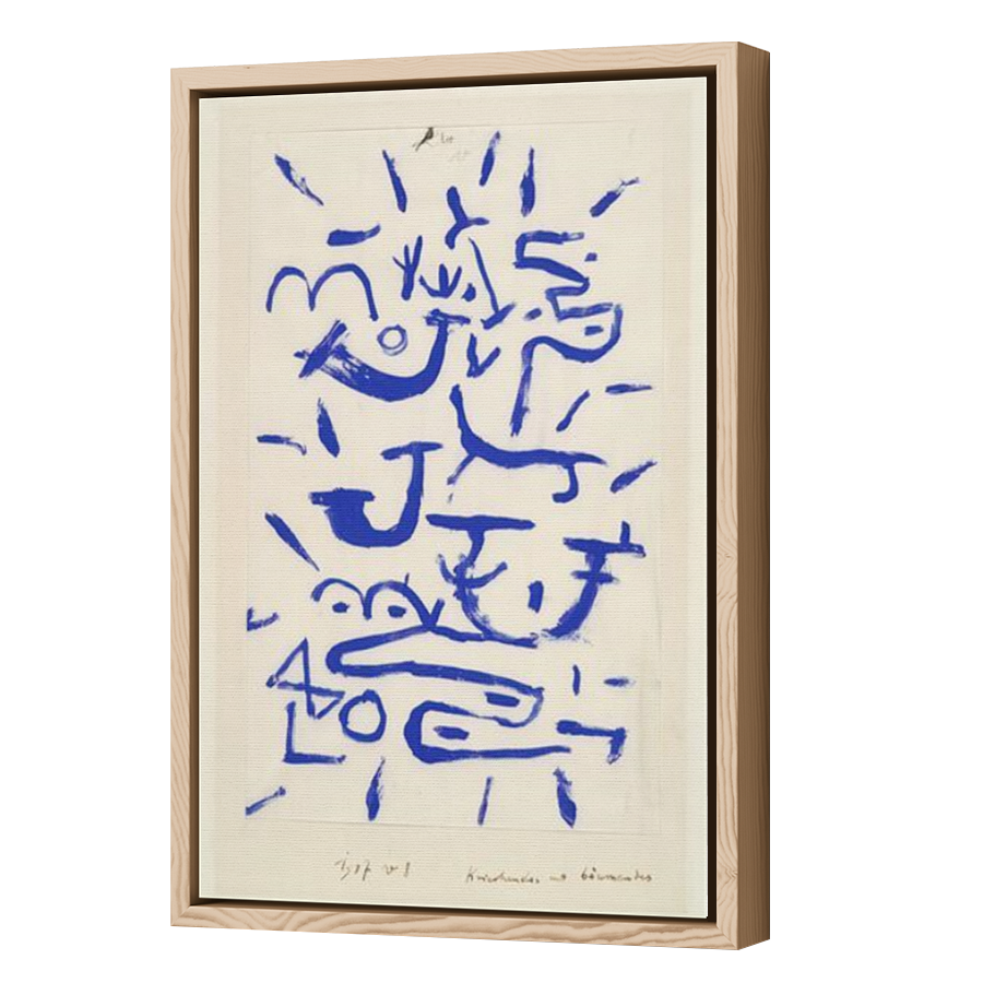 Thumbnail for Canvas - Wood Grain Floating Frame