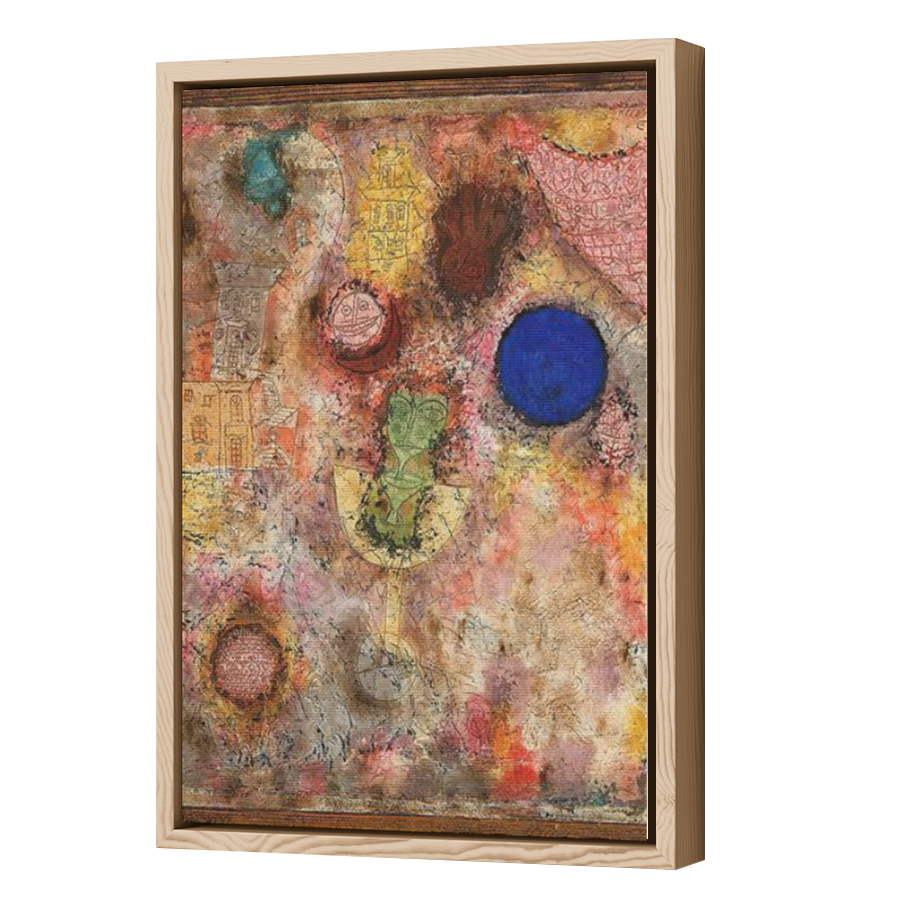Thumbnail for Canvas - Wood Grain Floating Frame