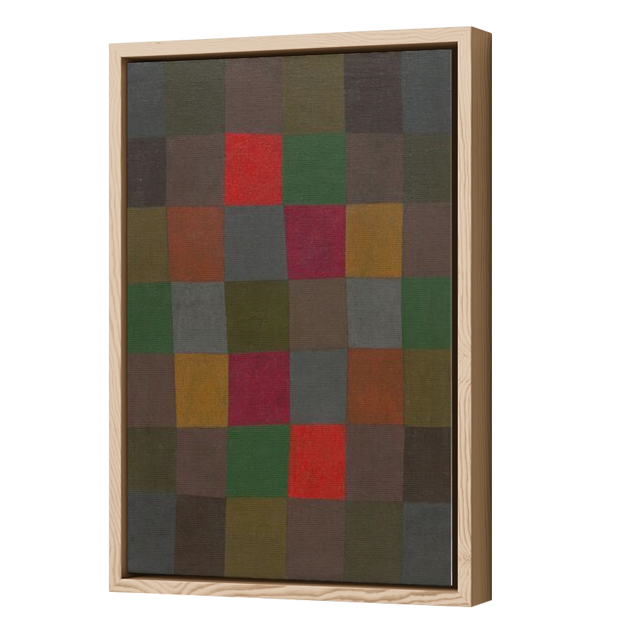 Thumbnail for Canvas - Wood Grain Floating Frame