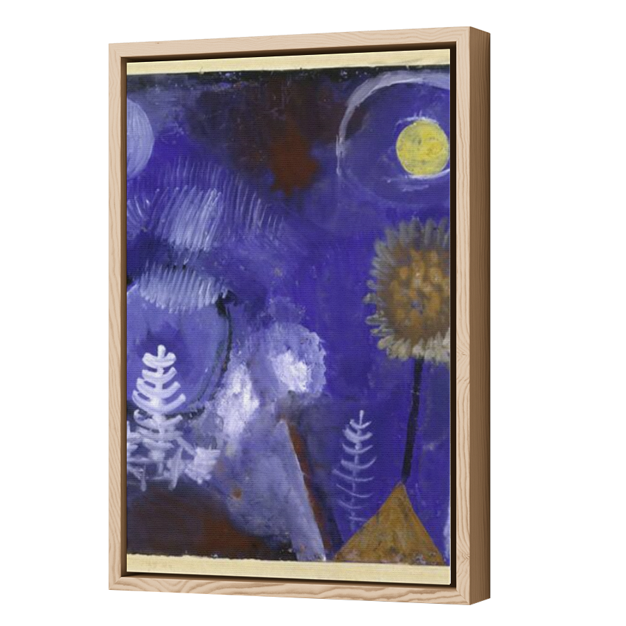 Thumbnail for Canvas - Wood Grain Floating Frame