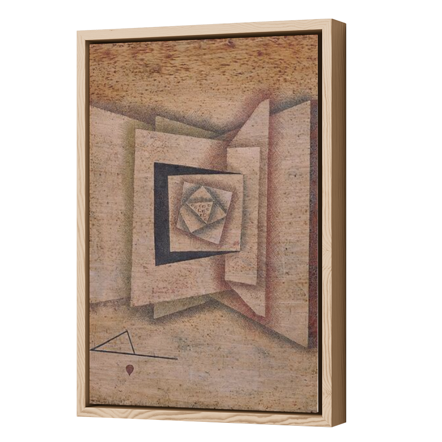 Thumbnail for Canvas - Wood Grain Floating Frame