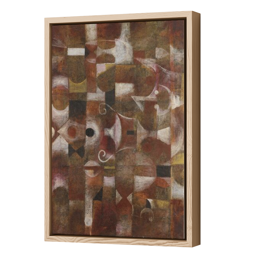 Thumbnail for Canvas - Wood Grain Floating Frame