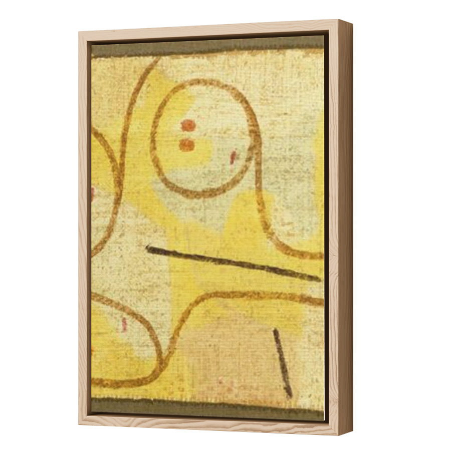 Thumbnail for Canvas - Wood Grain Floating Frame