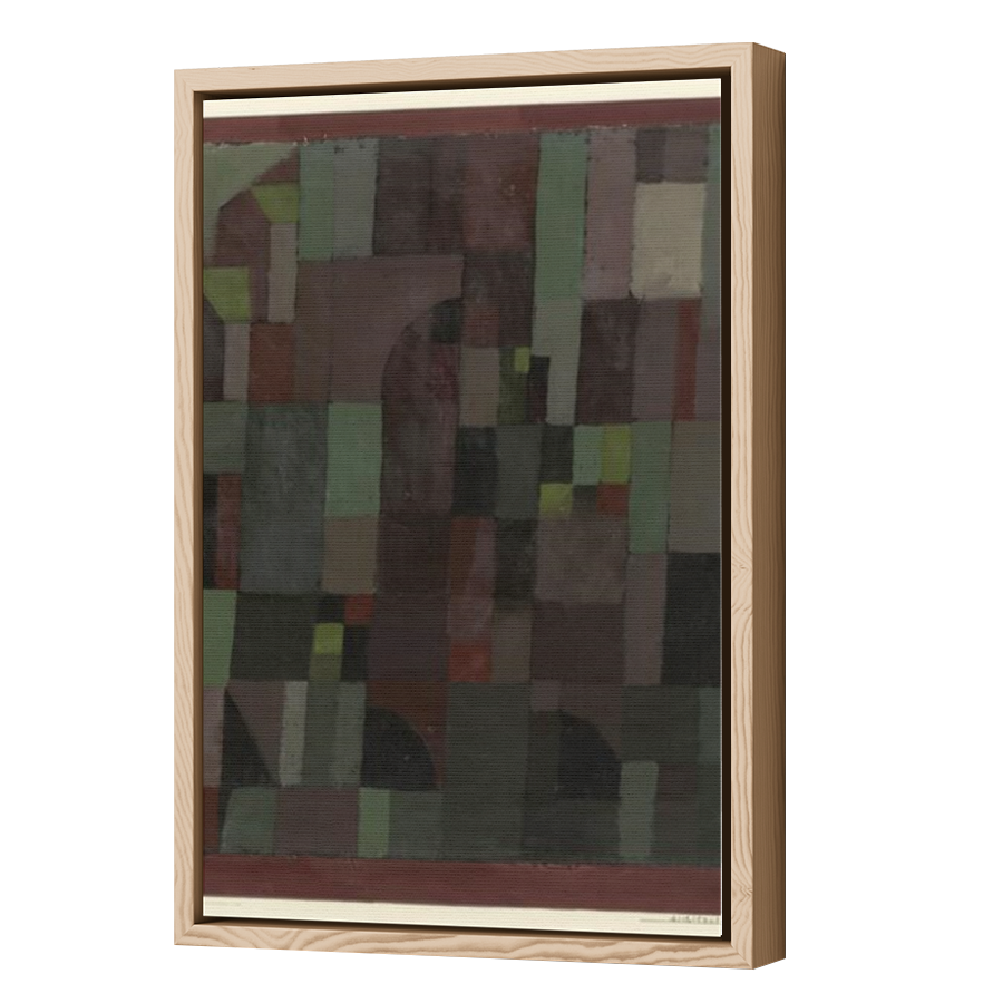 Thumbnail for Canvas - Wood Grain Floating Frame