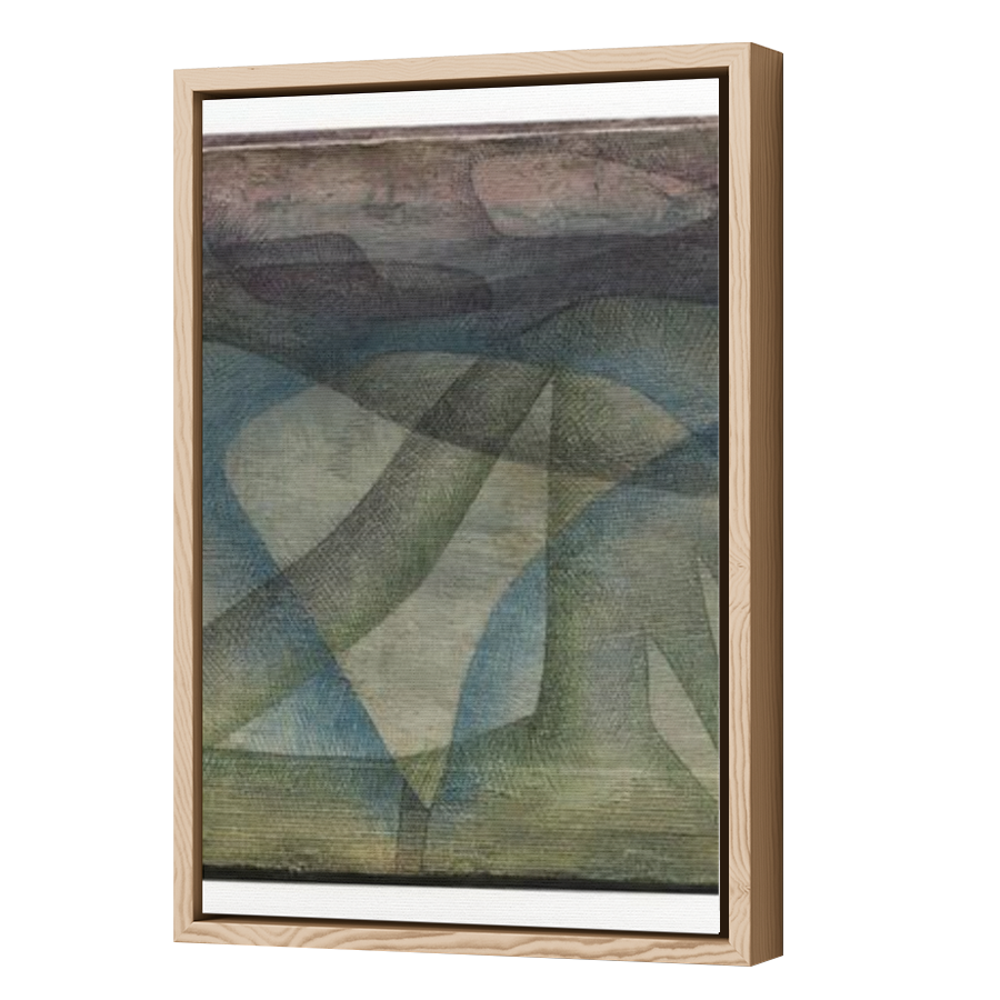 Thumbnail for Canvas - Wood Grain Floating Frame